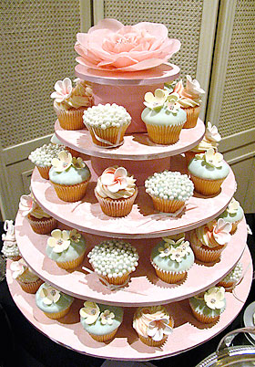 cupcake wedding cake