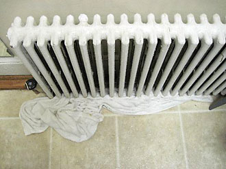 leaking radiator